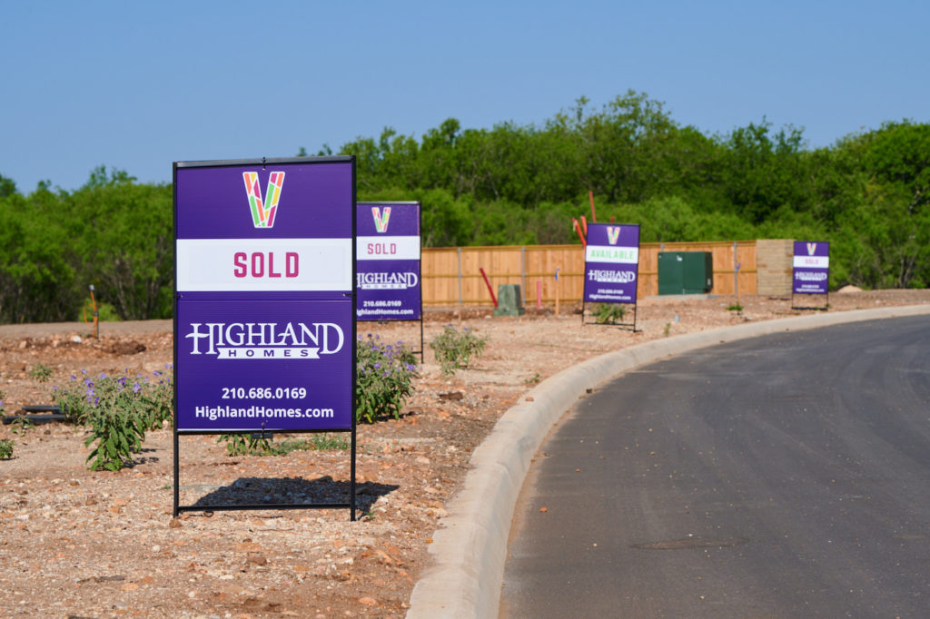 Sold sign at the VIDA community