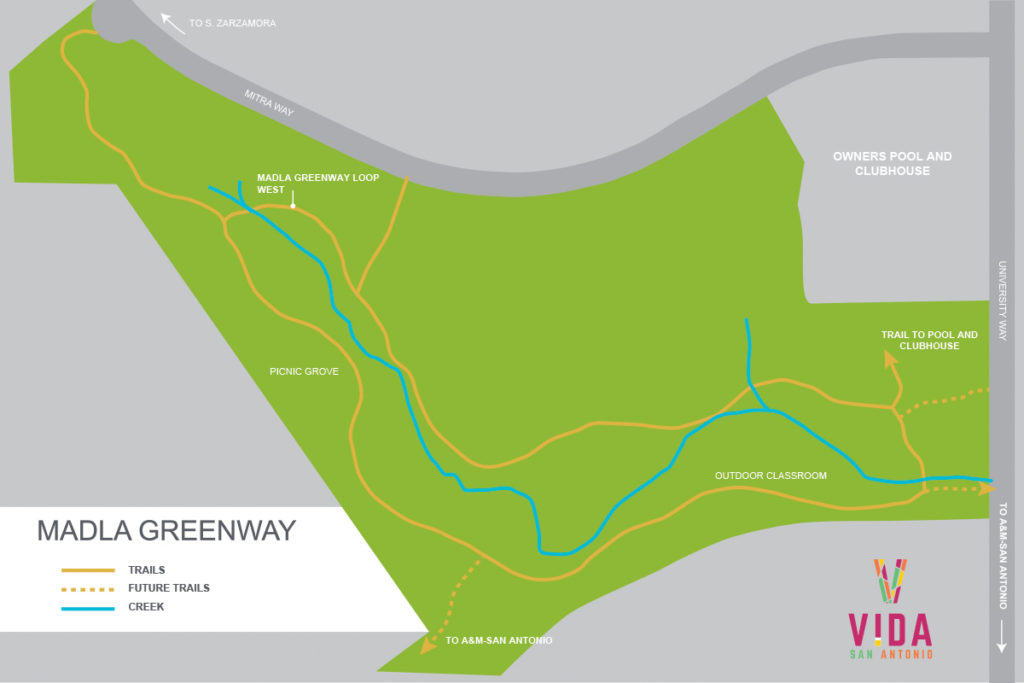 Madla Greenway Plan VIDA San Antonio