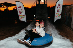 Snow Tubing at Lights of Esperanza at VIDA San Antonio