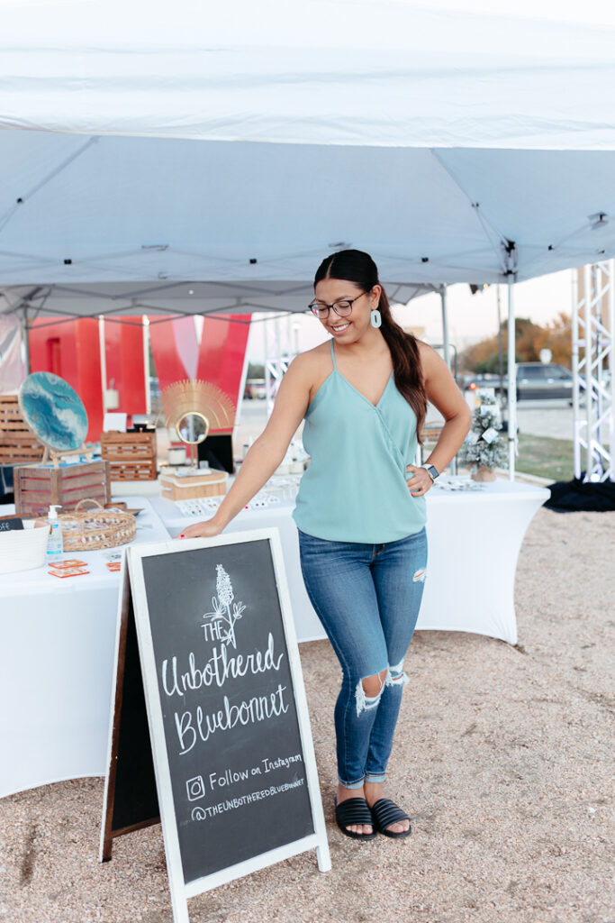 The Unbothered Bluebonnet at Lights of Esperanza at Texas A&M University - San Antonio