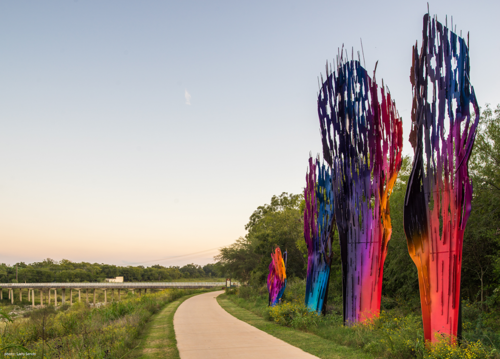 San Antonio River Foundation Public Art Installation on the Southside
