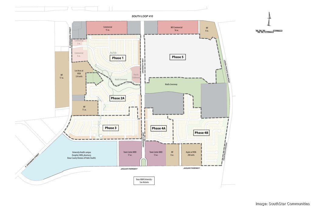 VIDA site plan by southstar communities