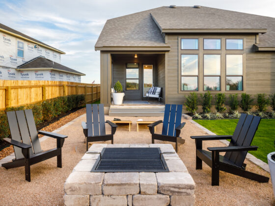 a stunning modern backyard design