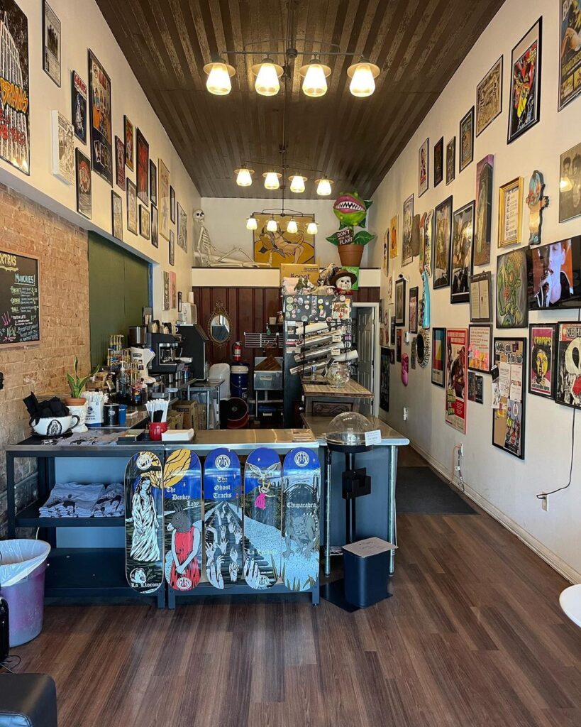 Inside of a coffee shop