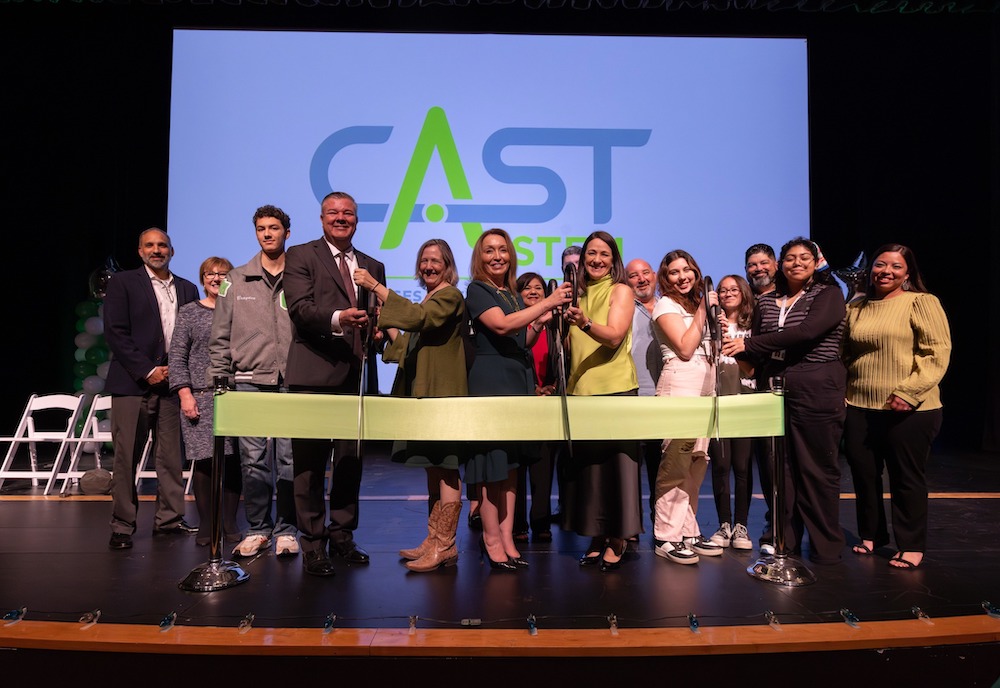 CAST STEM ribbon cutting