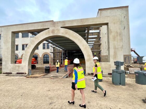 A hard hat tour of the new University Health Vida clinic at VIDA San Antonio Southside