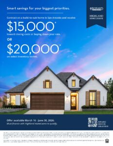 Highland Homes June Incentive Flyer