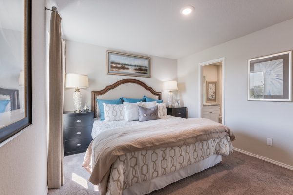 Cozy bedroom in the Drexel floorplan