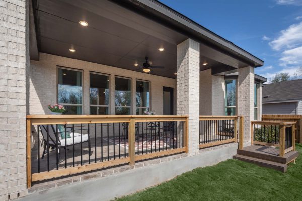 Highland Home backyard