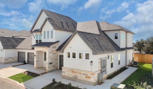A two-story townhome built by Sitterle.